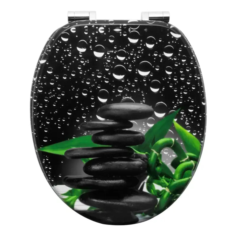 BukkitBow - Toiletbril met Softclose - Toiletbril / Toiletzitting met Print - Antibacterieel - V1