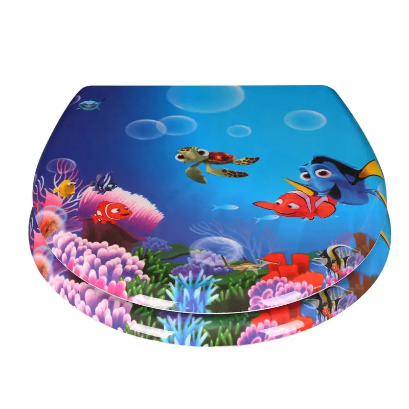 BukkitBow - Toiletbril met Softclose - Toiletbril / Toiletzitting met Print - Antibacterieel - V5