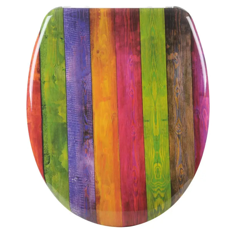 BukkitBow - Toiletbril met Softclose - Toiletbril / Toiletzitting met Print - Antibacterieel - V5