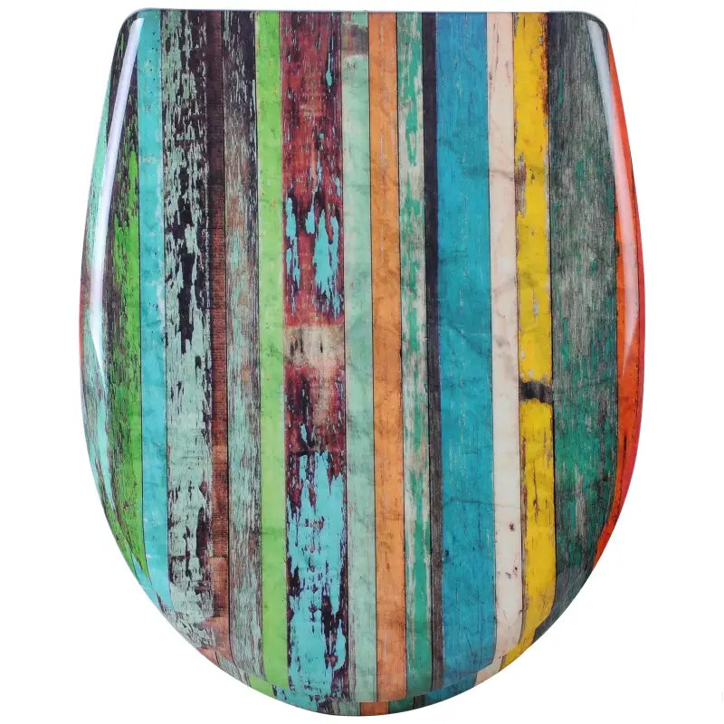 BukkitBow - Toiletbril met Softclose - Toiletbril / Toiletzitting met Print - Antibacterieel - V5
