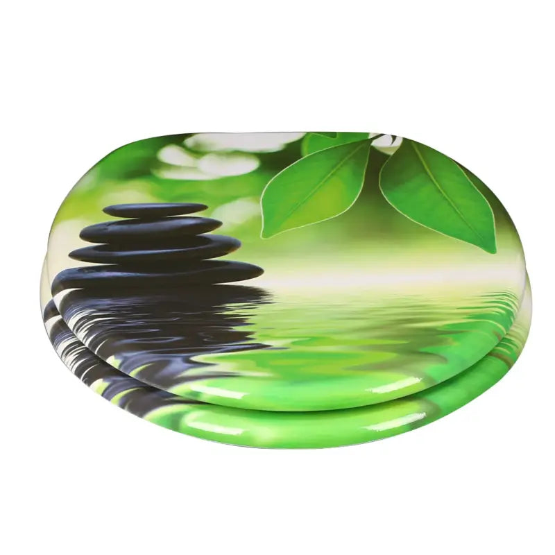 BukkitBow - Toiletbril met Softclose - Toiletbril / Toiletzitting met Print - Antibacterieel - V5