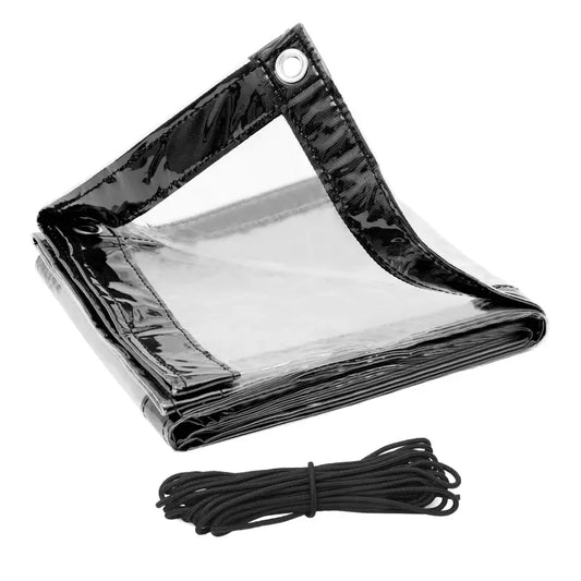 BukkitBow - Transparant Dekzeil / Waterdicht Doek - PVC 380g/m² - Aluminium Oogjes - Verschillende Afmetingen