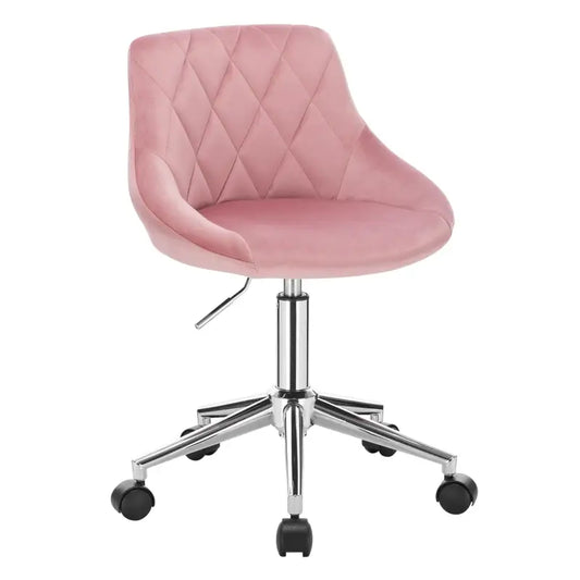 BukkitBow - Velvet Bureaustoel – Ergonomisch en In Hoogte Verstelbaar – Geschikt voor Kinderen - Fluweel Stof