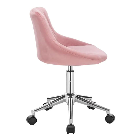 BukkitBow - Velvet Bureaustoel – Ergonomisch en In Hoogte Verstelbaar – Geschikt voor Kinderen - Fluweel Stof