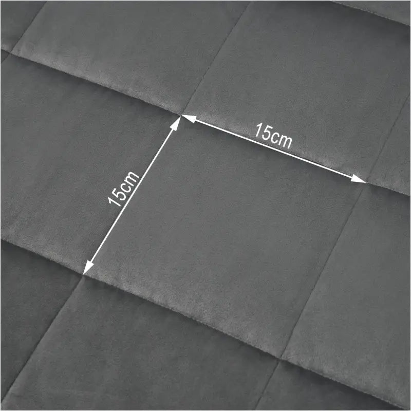BukkitBow - Verzwaringsdeken - Microfiber en Polyester - Grijs - 150x200cm - Verkrijgbaar in 7/9/11 kg - Helpt bij Slaap en Stress Problemen