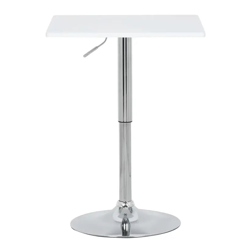 BukkitBow - Vierkante Bartafel - Verstelbaar in Hoogte Zwart of Wit - 60cm Diameter