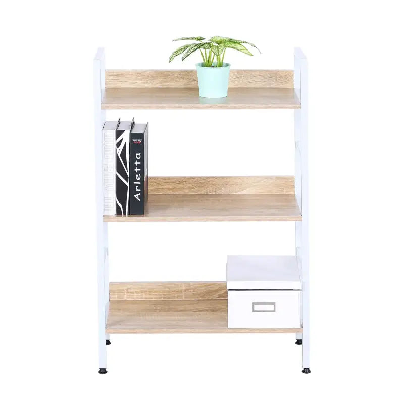 BukkitBow - Wandkast / Opbergrek - 3 Planken - Grote Opslagruimte - Multi-gebruik - 60x27.5x93CM