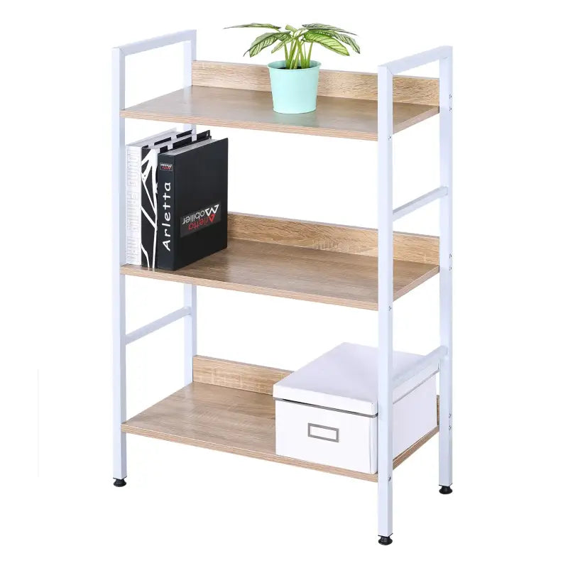 BukkitBow - Wandkast / Opbergrek - 3 Planken - Grote Opslagruimte - Multi-gebruik - 60x27.5x93CM