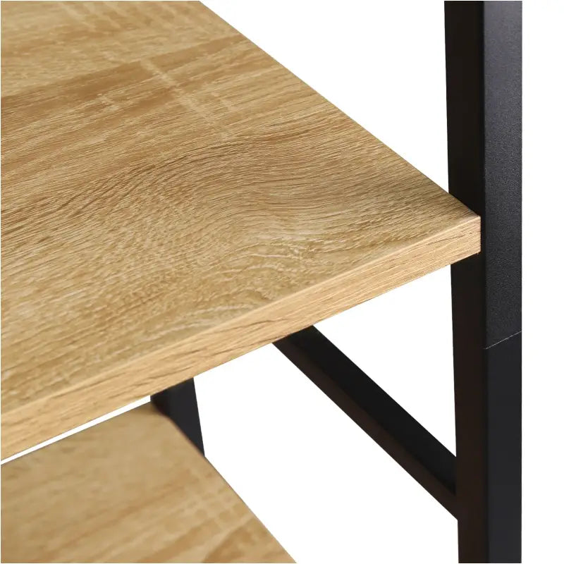 BukkitBow - Wandplank / Boekenrek - Metalen Rek - 6 Laags Plank - Ruime Opslag - Stabiel en Duurzaam - 50x30x176CM