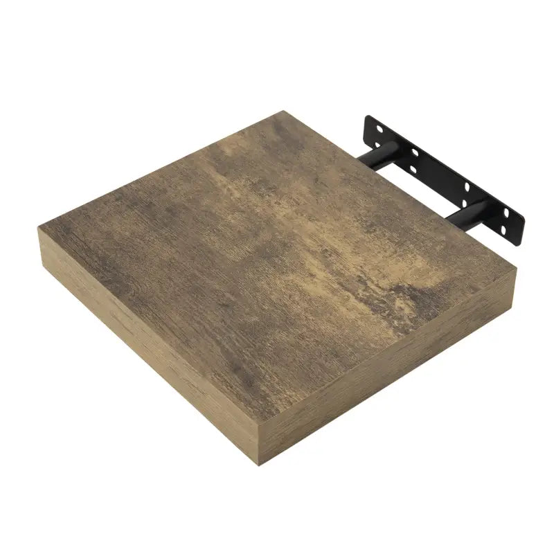 BukkitBow - Zwevende Wandplank - 10 kg Laadvermogen - Diverse Maten van 25-120cm - Muur Montage - Rustiek Bruin Hout