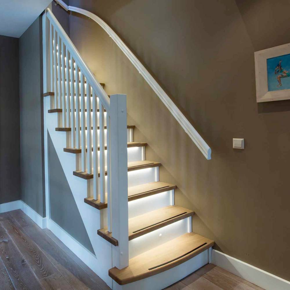 LED's Light Complete LED Trapverlichting Set - 15 treden x 80 cm - Lengte aanpasbaar - Warm wit licht