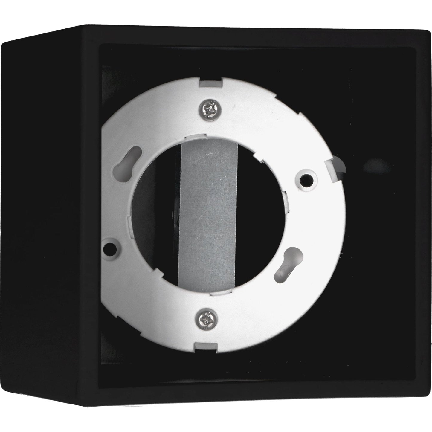 Cube Plafonniere met 1 lichtpunt - Draaibaar licht -  Staal - 10 x 8 cm - Zwart