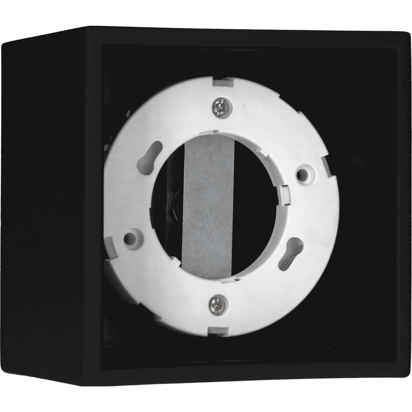 Cube Plafonniere met 1 lichtpunt - Draaibaar licht -  Staal - 10 x 8 cm - Zwart