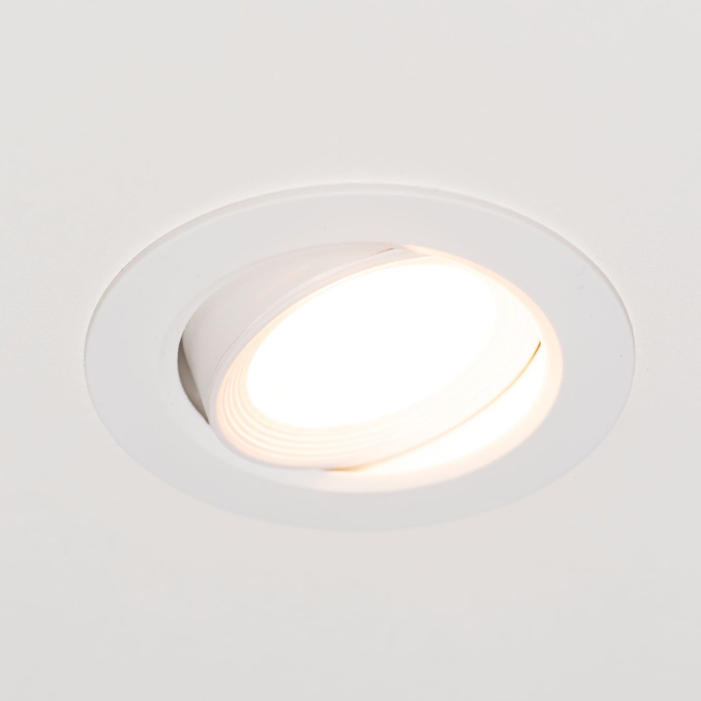 LED's Light 3-pack DimPro LED Inbouwspots Wit - Ø 68mm - Kantelbaar - Dimbaar - Warm wit