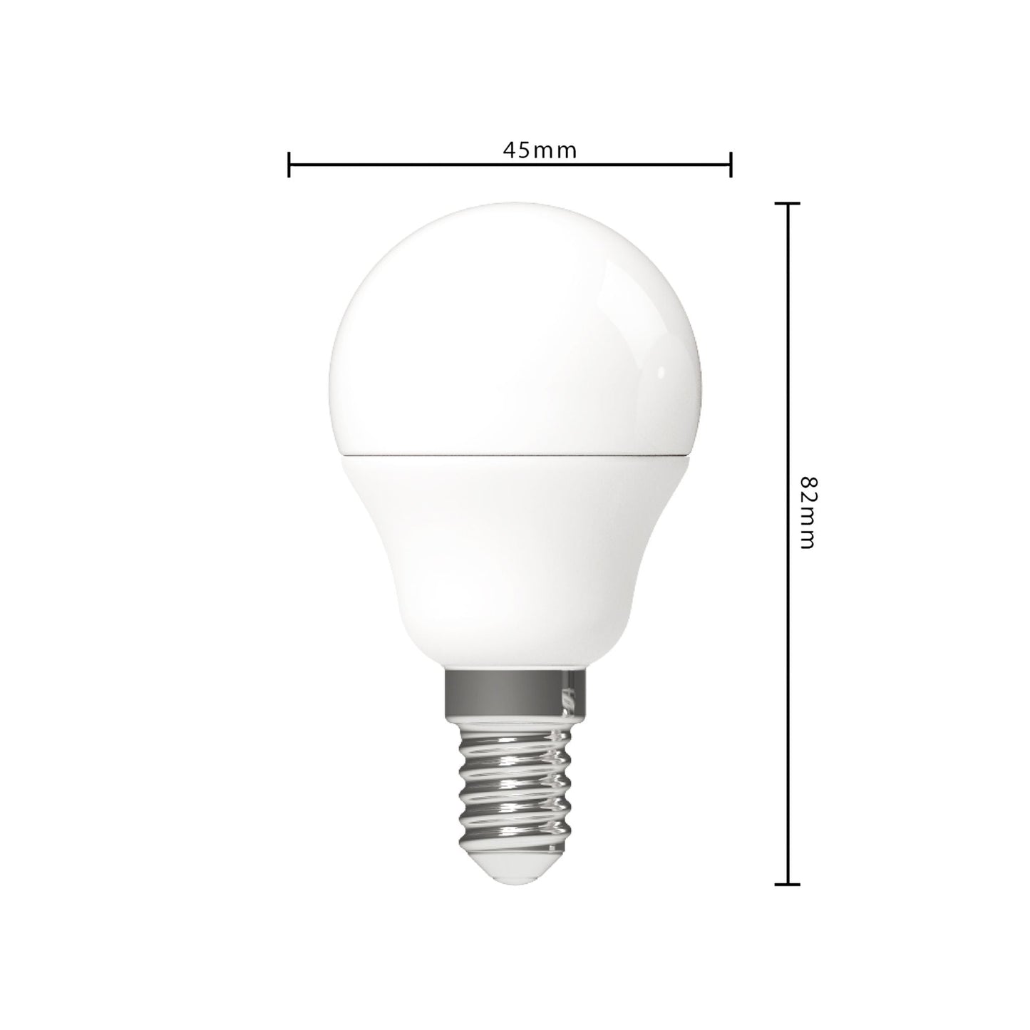 Dimbare LED Lamp E14 - Dimbaar naar extra warm wit - 1 lamp