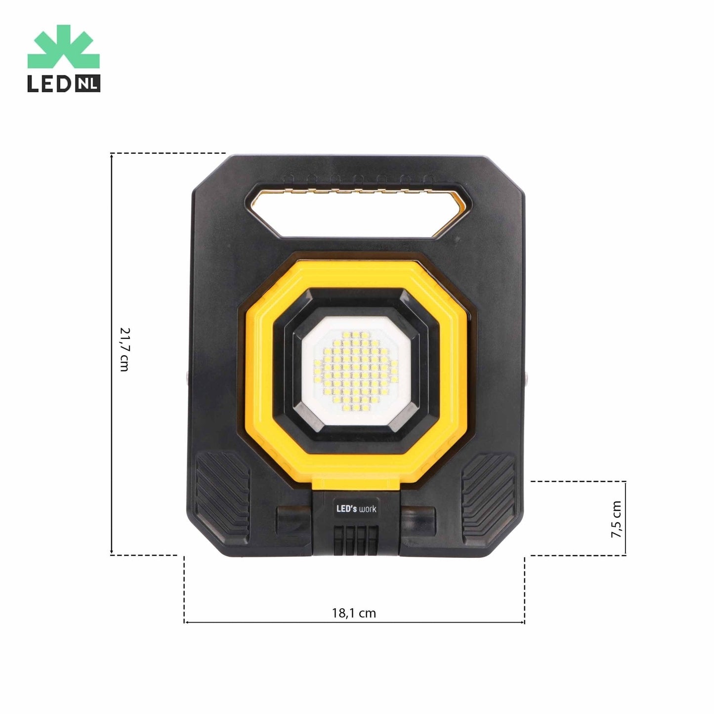 LED's Work Oplaadbare Werklamp 1500 - Met accu oplaadbaar - Draadloos - IP54 waterbestendig