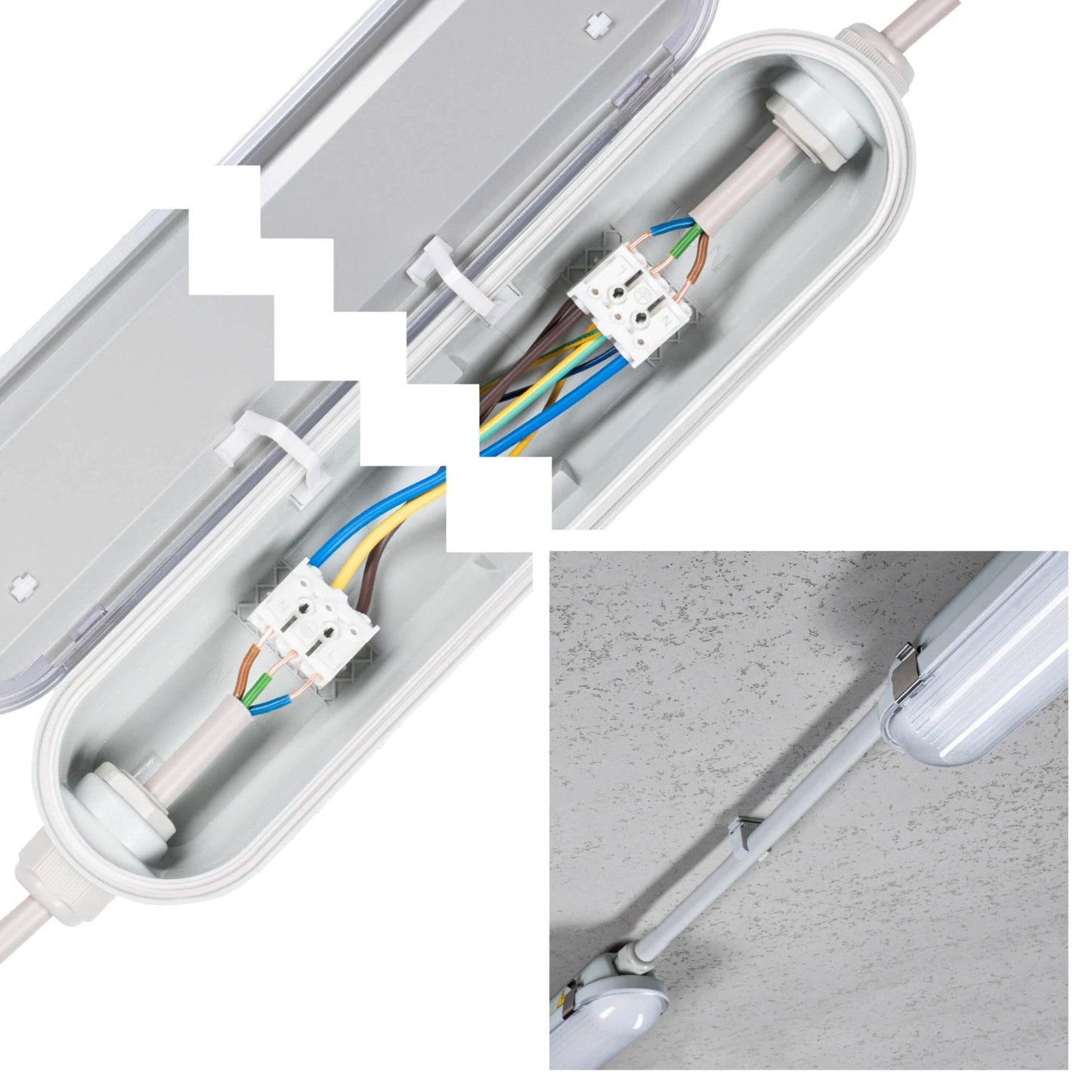 2 PACK - LED's Light Pro TL armatuur 120 cm - Energielabel B - Dimbaar licht - 5400 lm