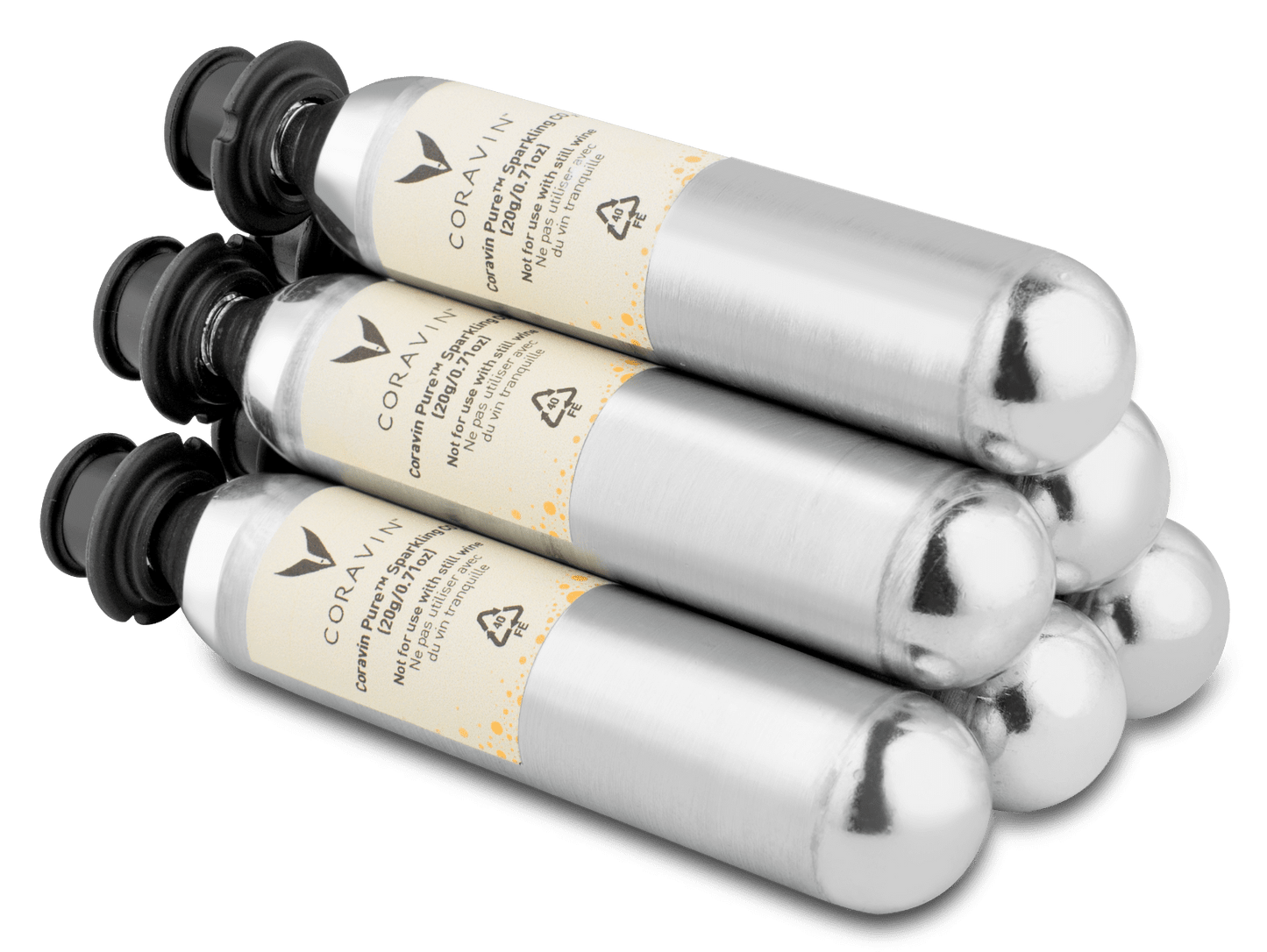 Coravin Pure Sparkling CO2 capsules