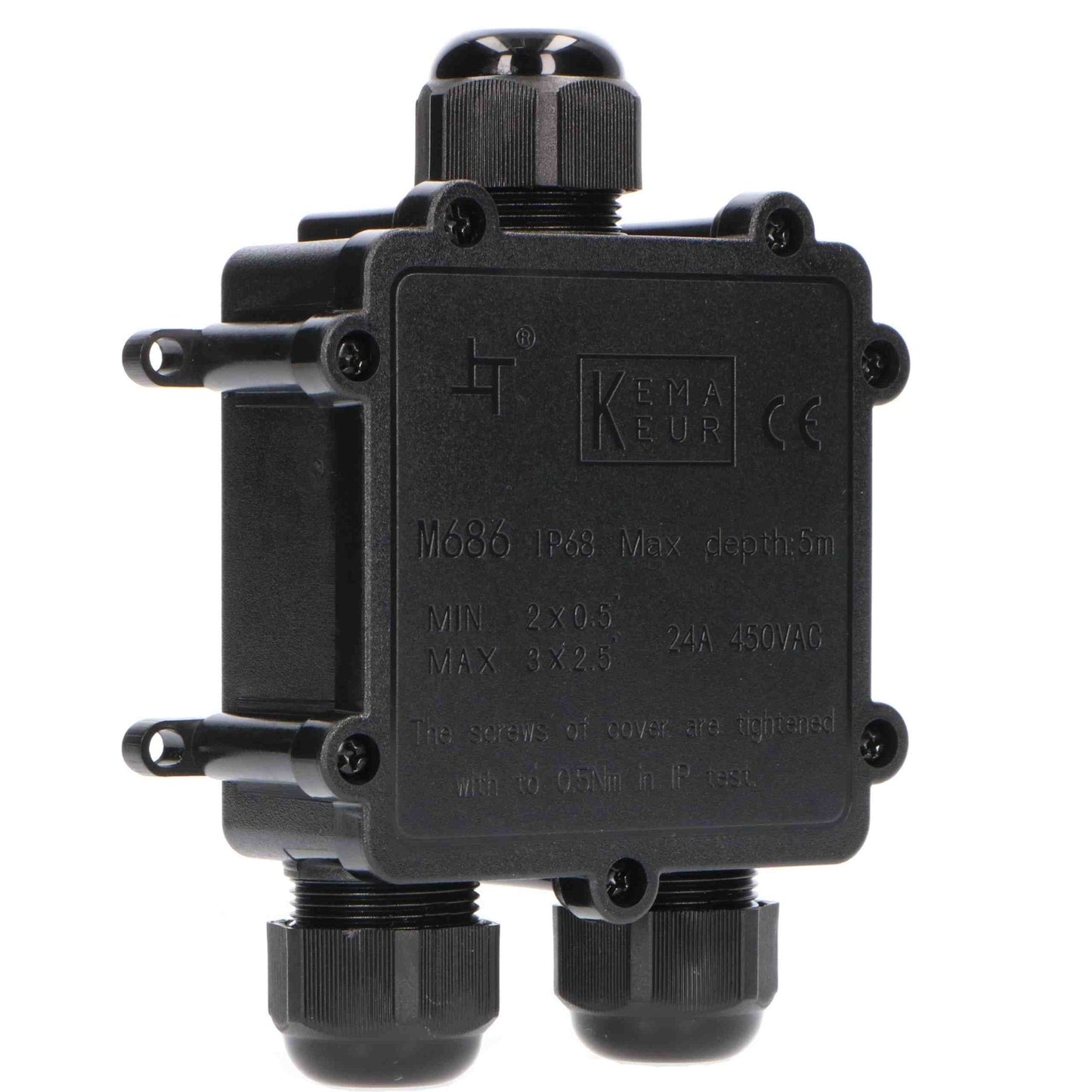 LED's Light Pro Kabeldoos I-connector - IP68 waterdicht - Lasdoos voor kabels van 4 tot 12 mm