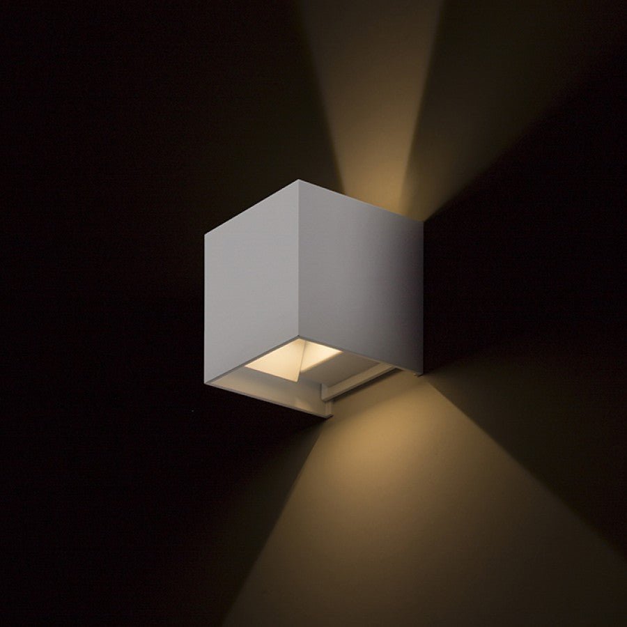 LED's Light Kubus LED Wandlamp voor buiten - Omhoog&Omlaag licht - IP65 - Wit