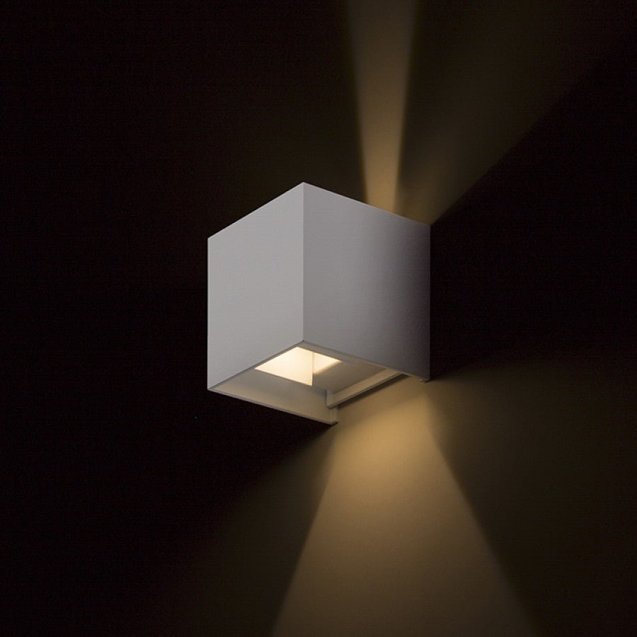 LED's Light Kubus LED Wandlamp voor buiten - Omhoog&Omlaag licht - IP65 - Wit