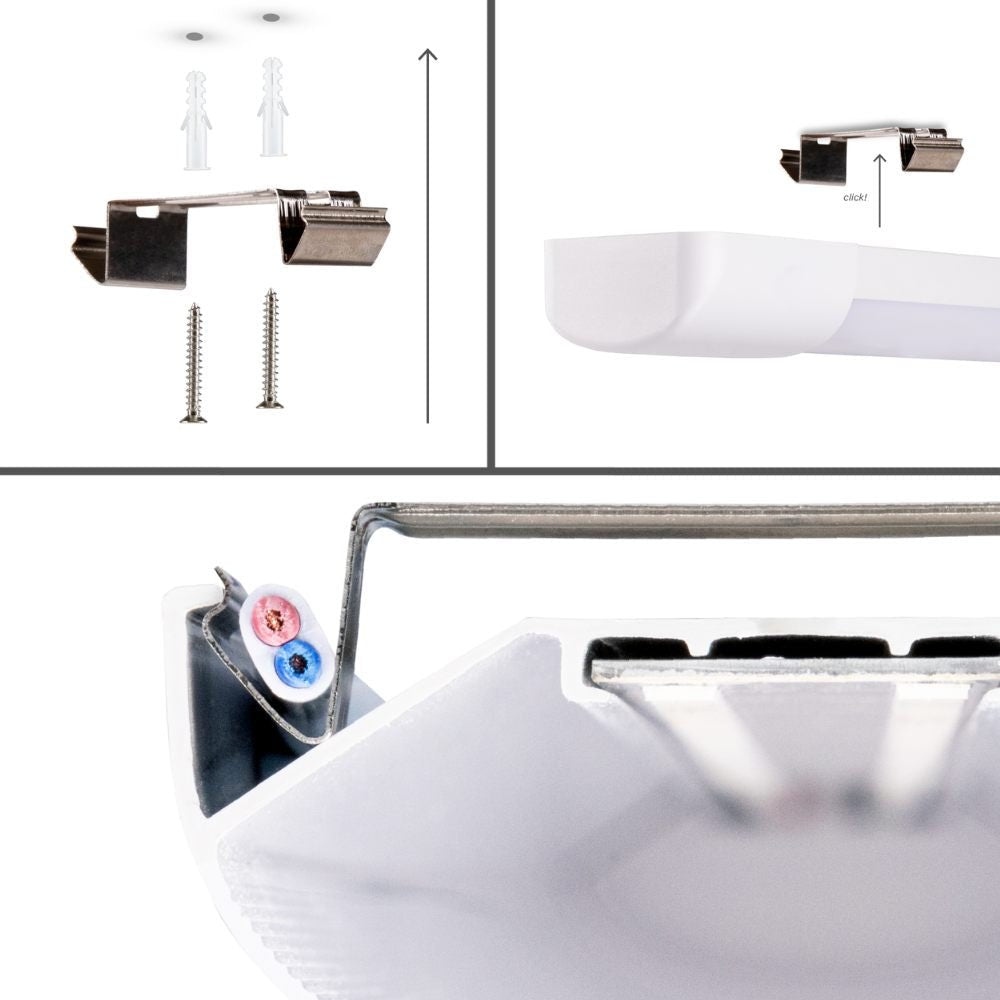 2 PACK - LED's Light LED TL lamp met sensor 120 cm - Bewegingssensor en bewegingsdetectie - 4650 lm