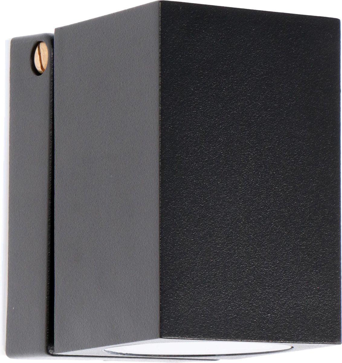 LED's Light Kantelbare LED Buitenlamp - GU10 fitting - IP44 - Zwart - Model Lucca