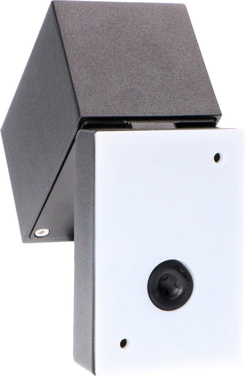 LED's Light Kantelbare LED Buitenlamp - GU10 fitting - IP44 - Zwart - Model Lucca