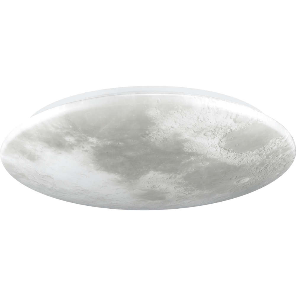 LED Plafondlamp maan voor slaapkamer - 40 cm - Dimbaar met afstandsbediening