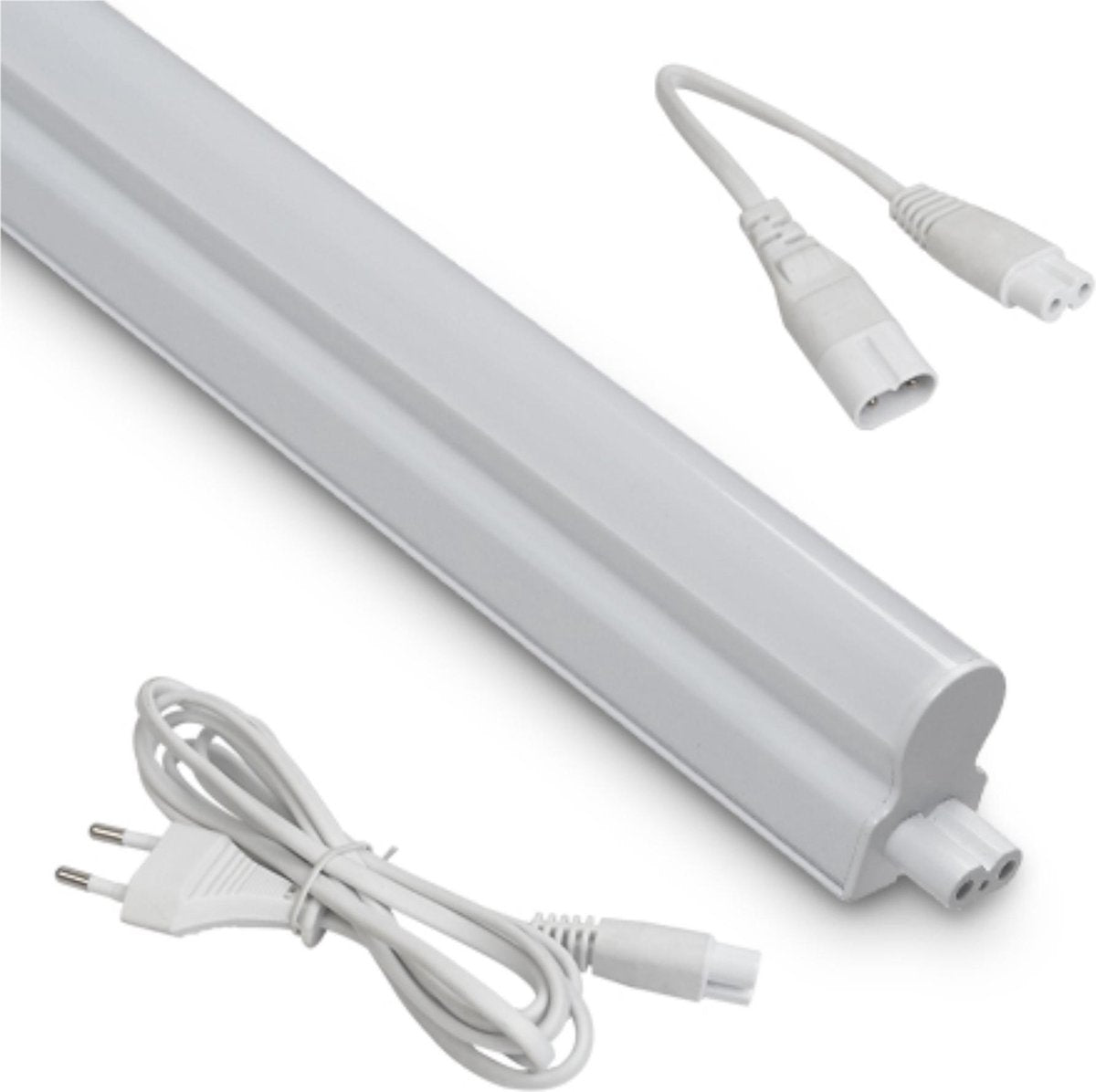 LED's Light Universele LED T5 balk 30 cm - voor kasten en keukens - Koppelbaar - 400 lm