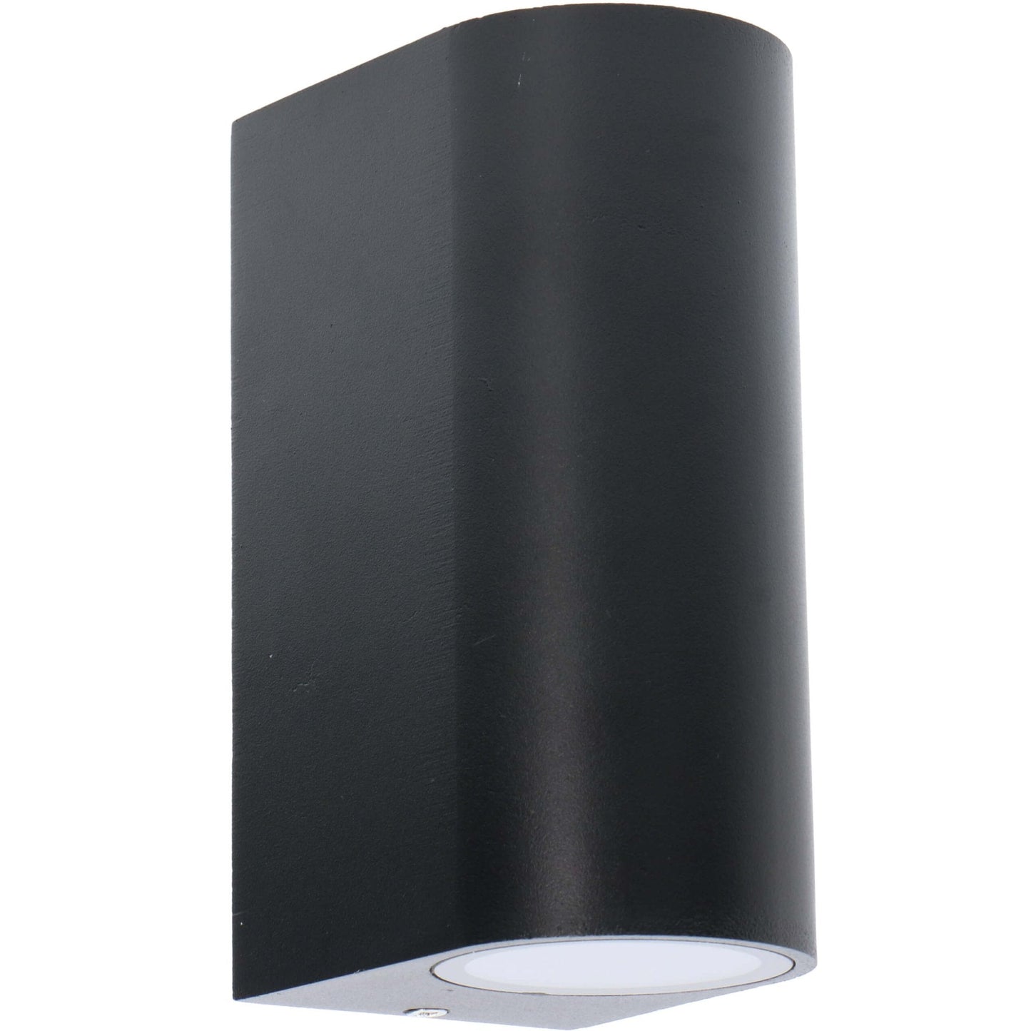 LED's Light LED Wandlamp buiten - Cilinder met 2 x GU10 fitting - Model Sapri - IP44 - Zwart