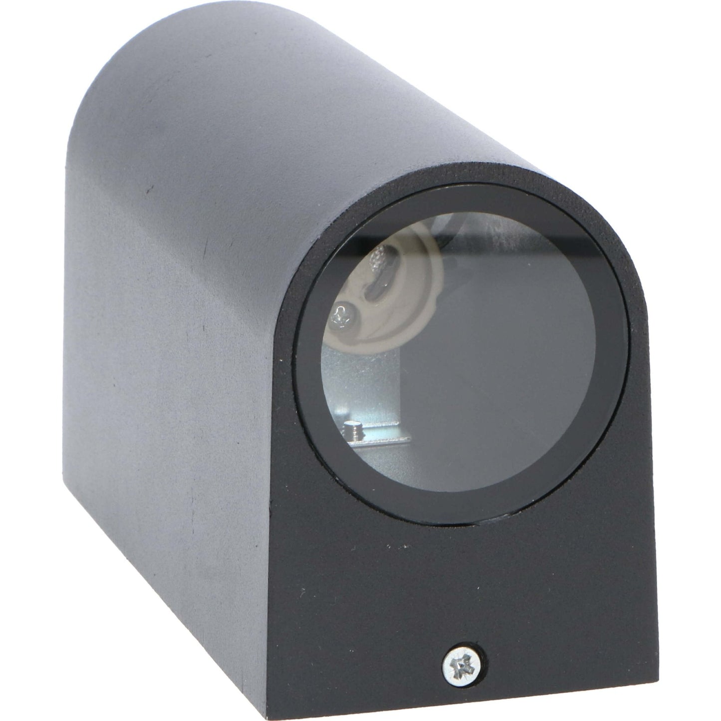 LED's Light LED Wandlamp buiten - Cilinder met 2 x GU10 fitting - Model Sapri - IP44 - Zwart