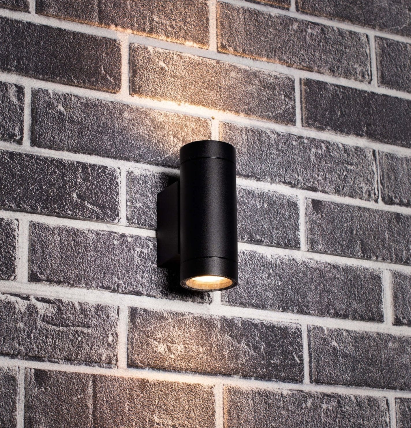 LED's Light Up & Down Light Wandlamp - 2x GU10 fitting - IP44 - Antraciet - Model Carpi