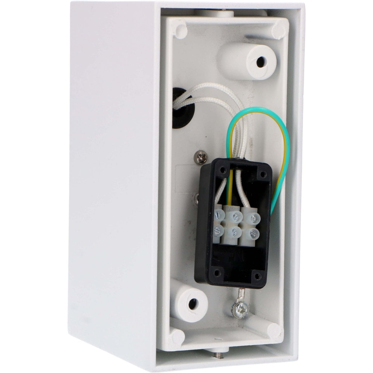 NØRD Up&Down - LED's Light LED Buitenlamp met GU10 fitting - Rechthoek - IP44 - Wit - Model Milaan