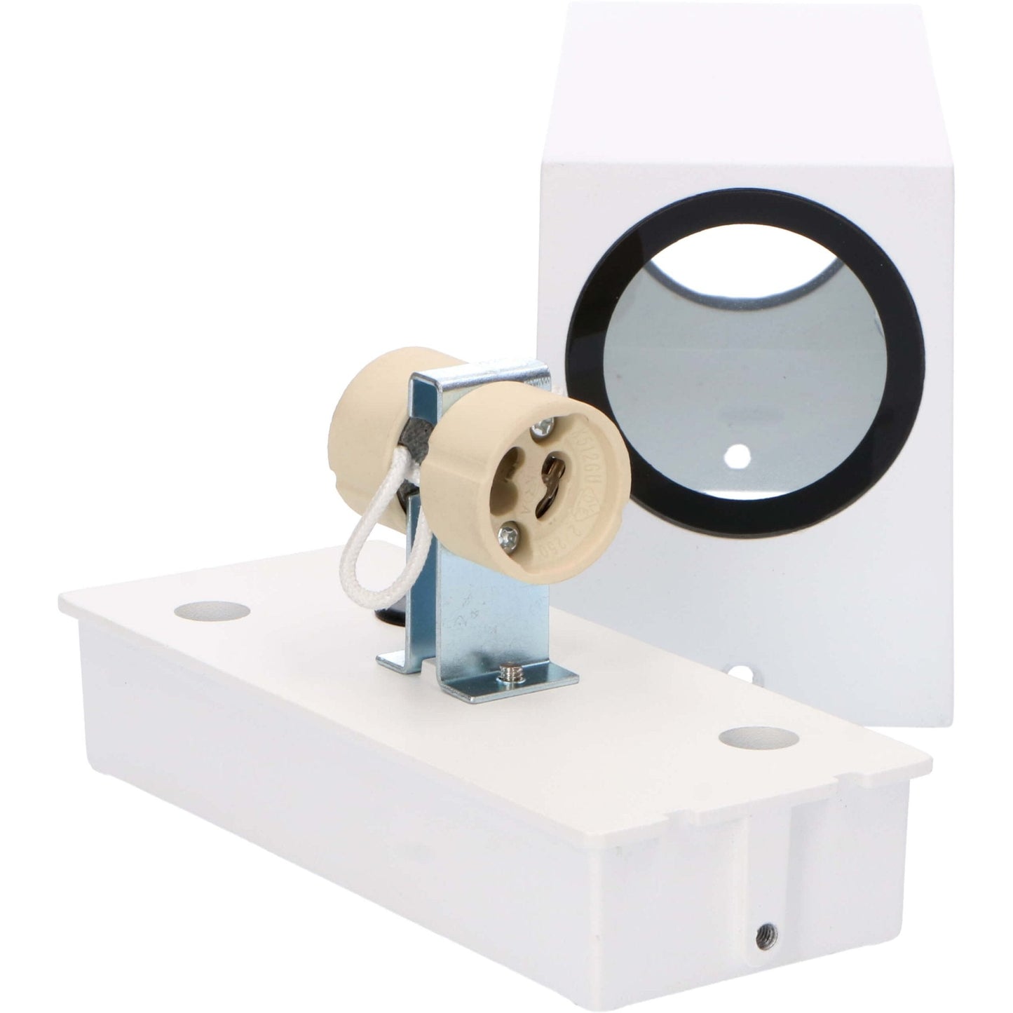 NØRD Up&Down - LED's Light LED Buitenlamp met GU10 fitting - Rechthoek - IP44 - Wit - Model Milaan