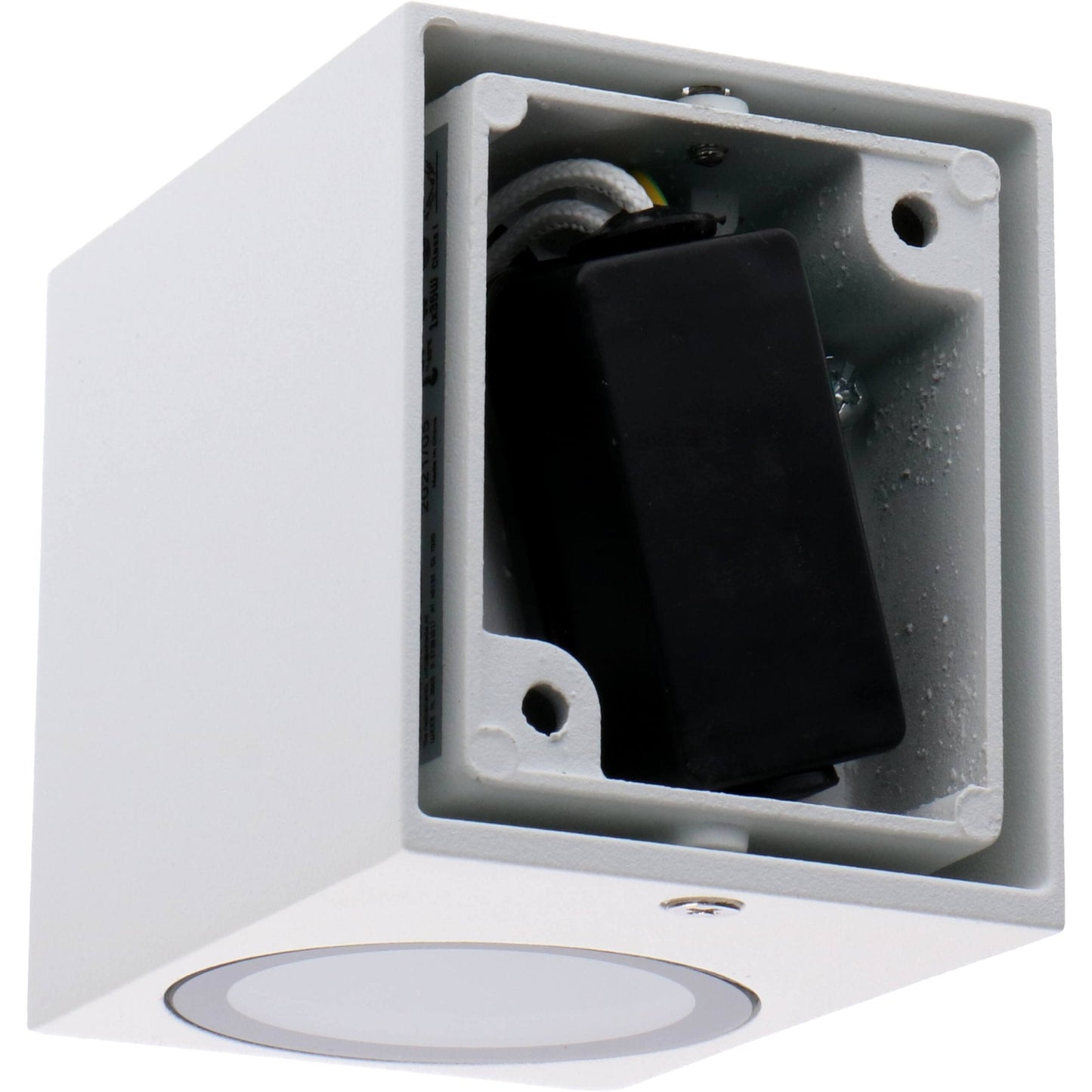 NØRD Down - LED's Light LED Wandlamp Buiten met GU10 fitting - Vierkant - IP44 - Wit - Model Rome