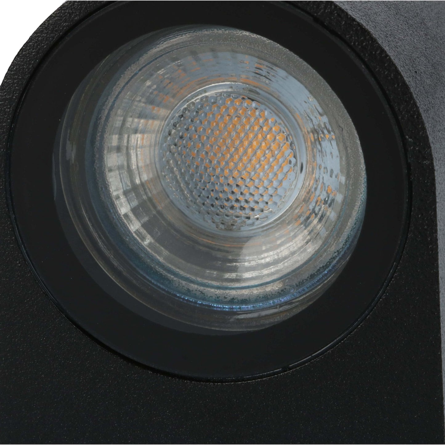 LED's Light LED Wandlamp buiten met GU10 fitting - Rond - Model San Marino - IP44 - Zwart