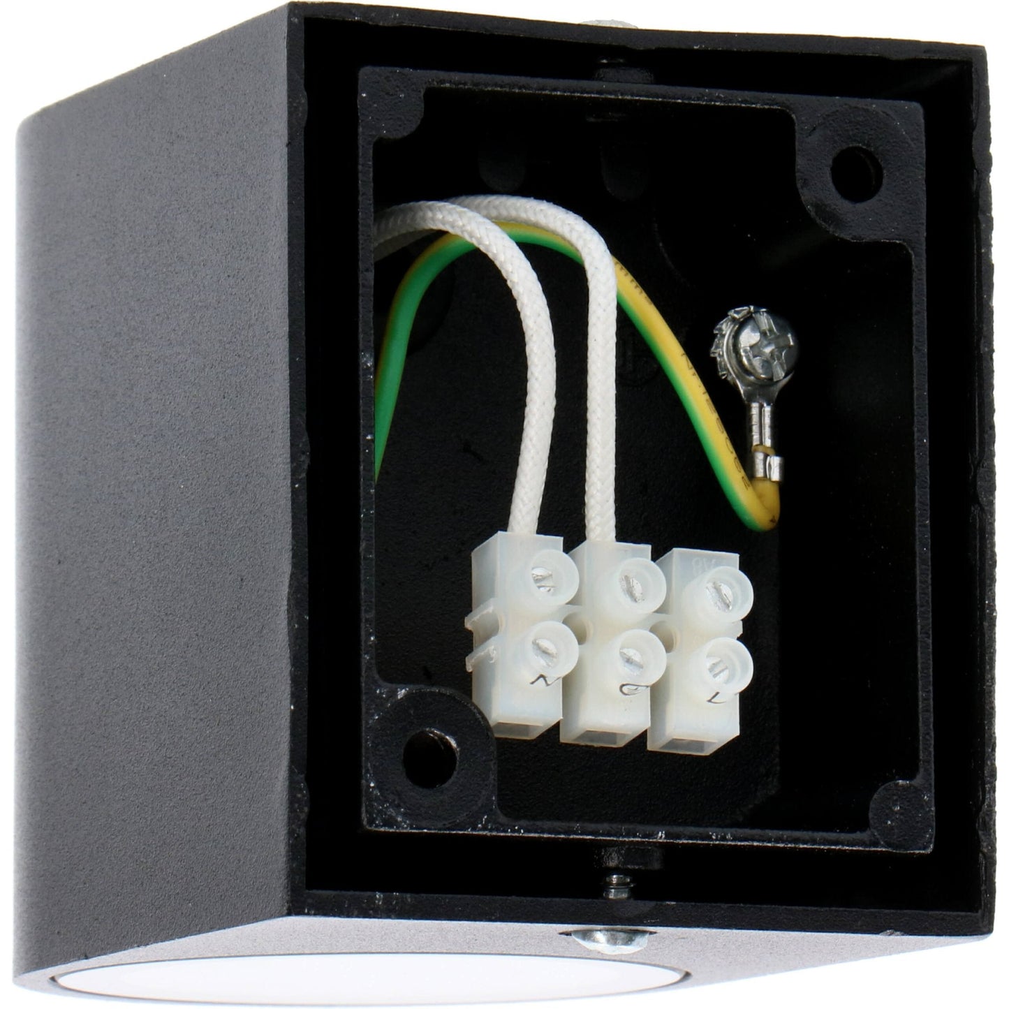 LED's Light LED Wandlamp buiten met GU10 fitting - Rond - Model San Marino - IP44 - Zwart