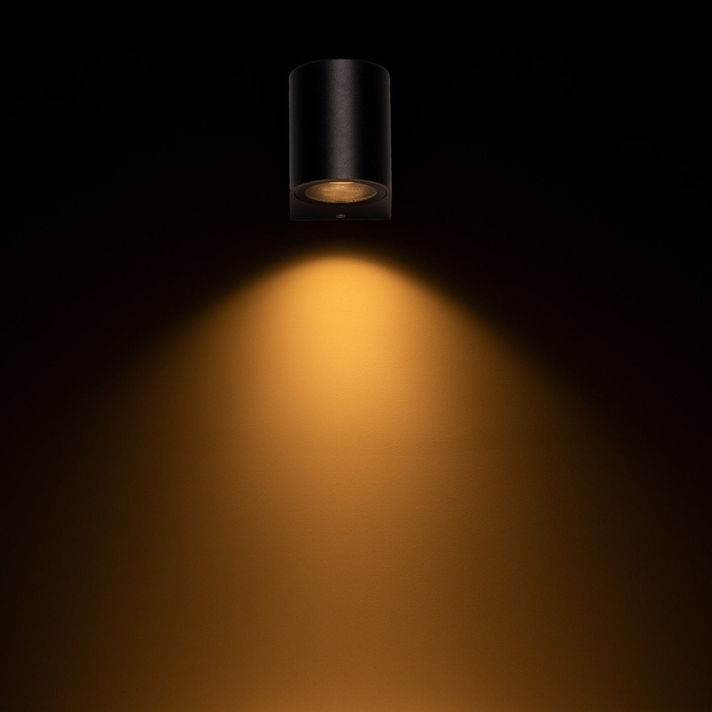 LED's Light LED Wandlamp buiten met GU10 fitting - Rond - Model San Marino - IP44 - Zwart