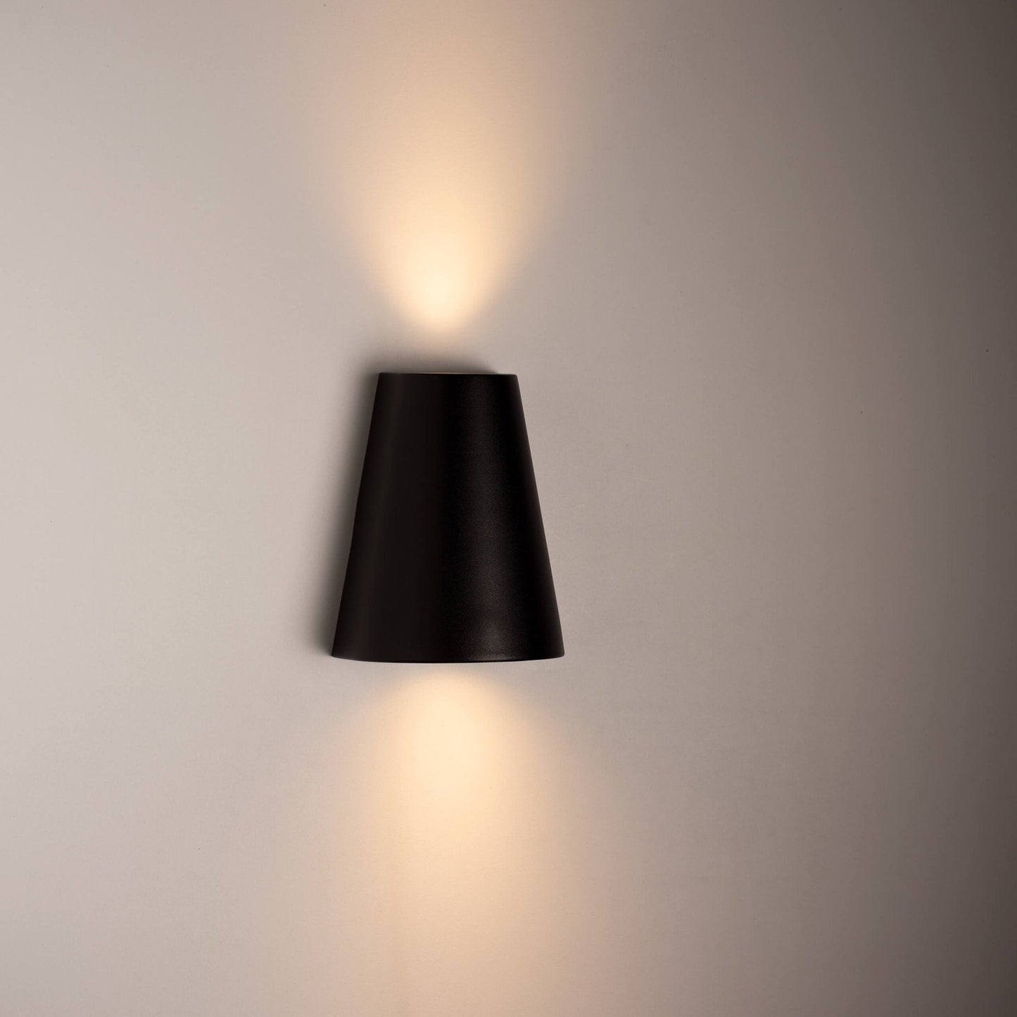 LED's Light LED Wandlamp Buiten - Vaas met 2 lichtpunten - Model Como - IP44 - Antraciet
