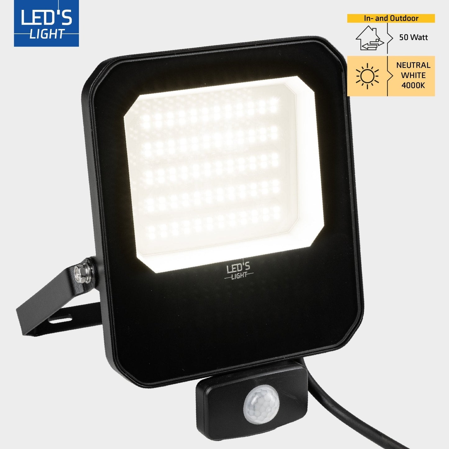 LED's Light Buitenlamp met bewegingssensor 7000 - binnen en buiten - 50W