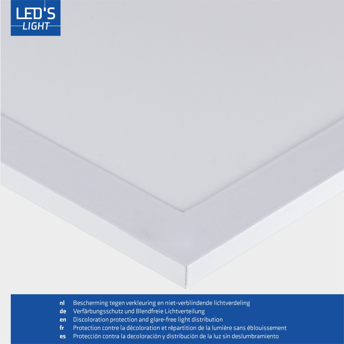 LED's Light LED Paneel 595x595mm  - Vierkant - Koel wit (4000K) - 4000 Lumen - 40W