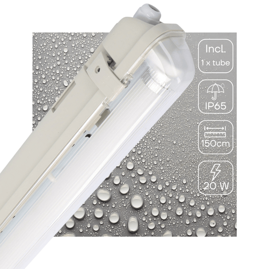 LED's Light LED TL lamp met sensor 150 cm - Bewegingssensor en nachtsensor - Waterdicht - 3100 lm