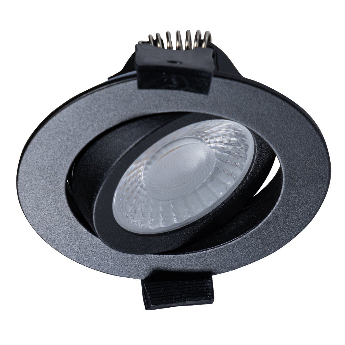 LED's Light PRO - 6 PACK - downlight inbouwspot Ø 68mm - Kantelbaar - Spatwaterdicht - Dim to Warm - Zwart