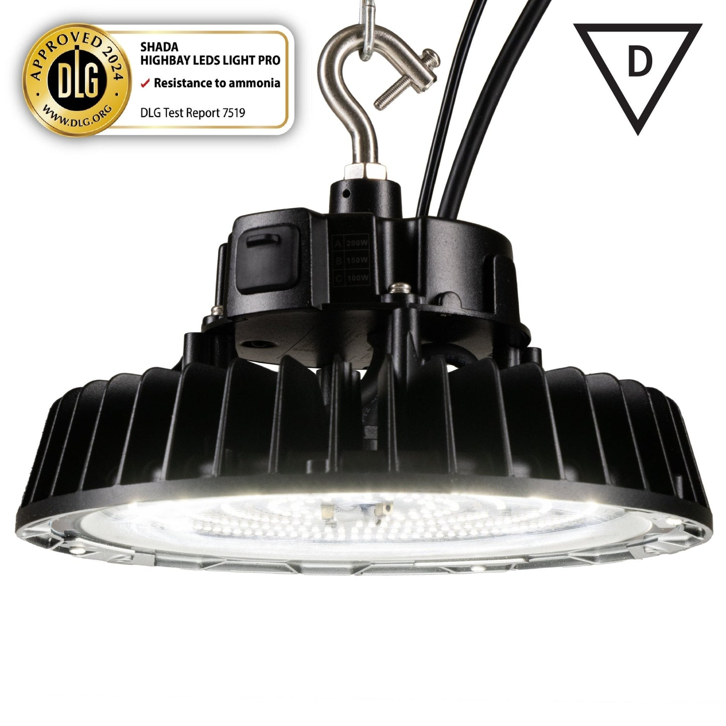 Probay+ - LED High Bay - 6 lichtstanden - Water- en stofdicht - 200W - DLG