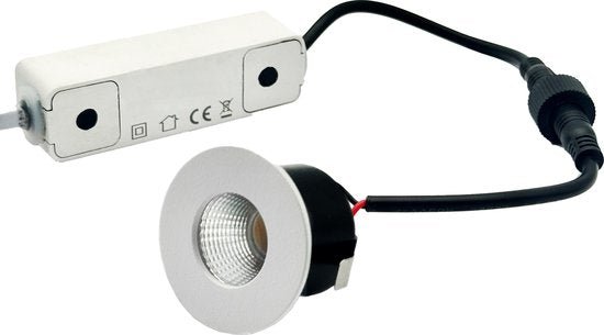 3 PACK - LED's Light PRO mini inbouwspot 3 cm - Voor overkapping, veranda's en inbouwplafonds - Dimbaar - 3 Kleuren plaatjes