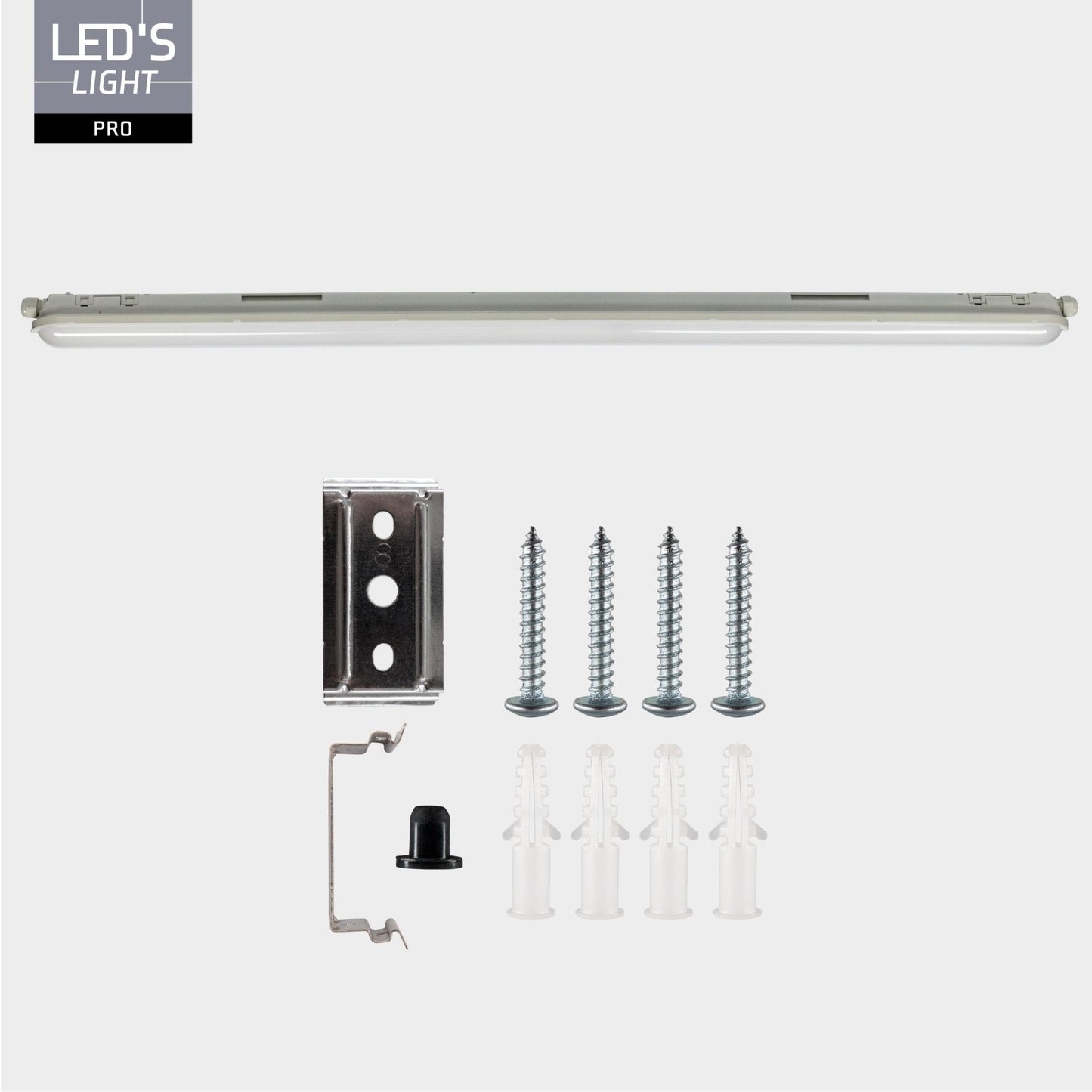 2 PACK - LED's Light Pro LED TL armatuur compleet 120 cm - Waterdicht - 4640 lm