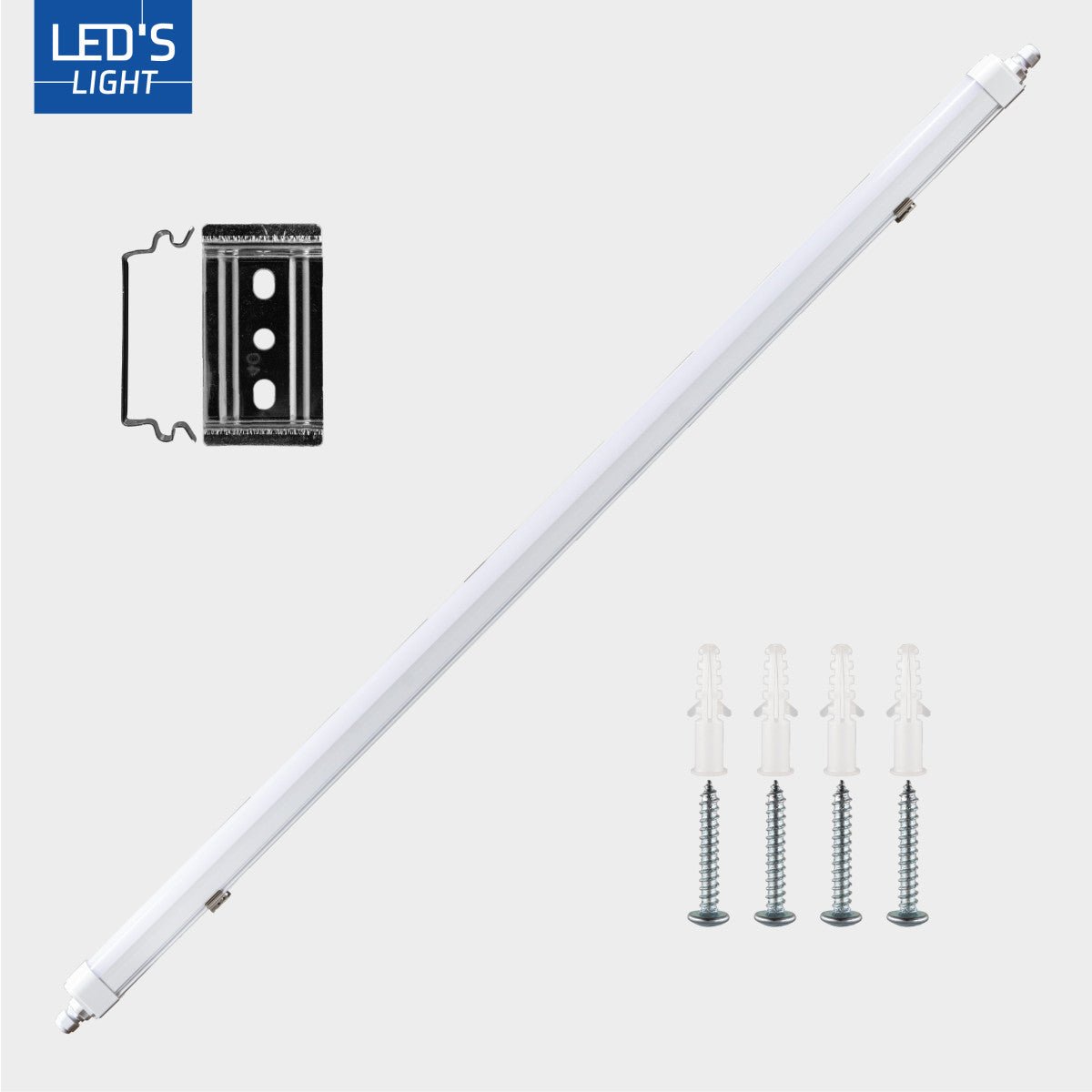 2 PACK - LED's Light TL armatuur met Strip - Koppelbaar - 46W 150cm 5520lm 4000K