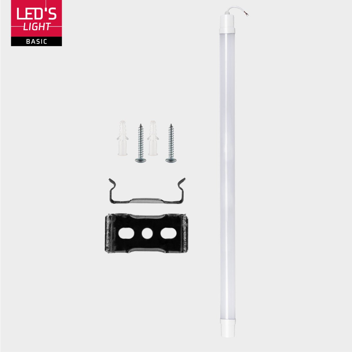 2 PACK - LED's Light TL Licht balk 120 cm - Geschikt voor alle binnen en vochtige ruimtes - 18W - IP65