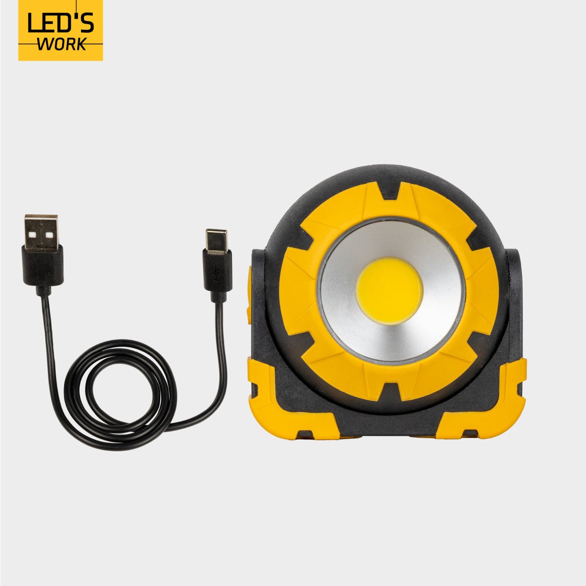 LED's Work Oplaadbare LED Looplamp – Krachtige Draadloze 800 Lumen Werk- & Noodlamp